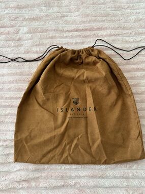 Islander UK Large Brown Drawstring Dust Bag Storage Travel Shoe Bag